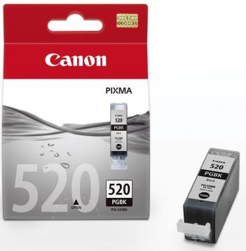 765437 Canon 2932B001AA Blekk Canon PGI-520 BK  sort 19ml 